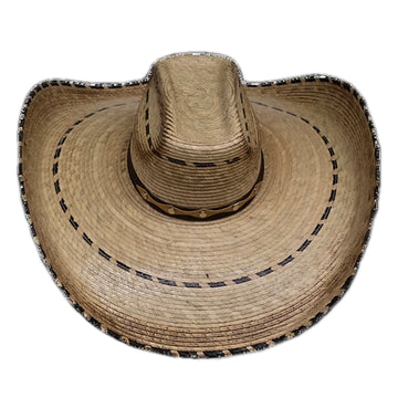 Lonestar Straw Cowboy Hat For Men & Women Breathable Western Wide Brim for Sun Protection
